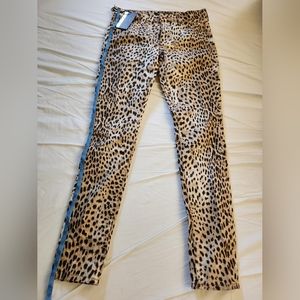 COPY - ROBERTO CAVALLI LEOPARD PRINT SKINNY JEANS